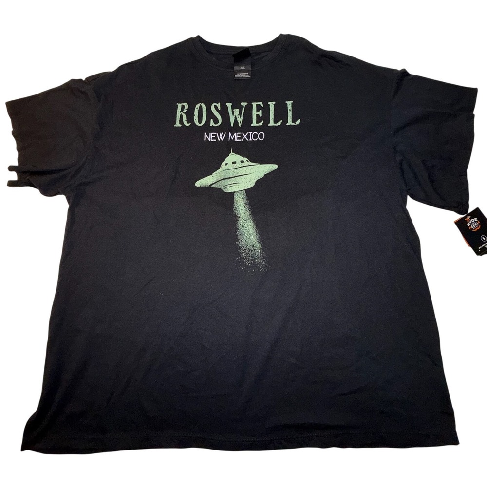Hyde and Eek Roswell New Mexico UFO Oversized Sleep Shirt Black Womens Small NWT